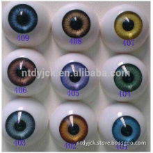 High quality colourful plastic eyes in round ball half-round and oval